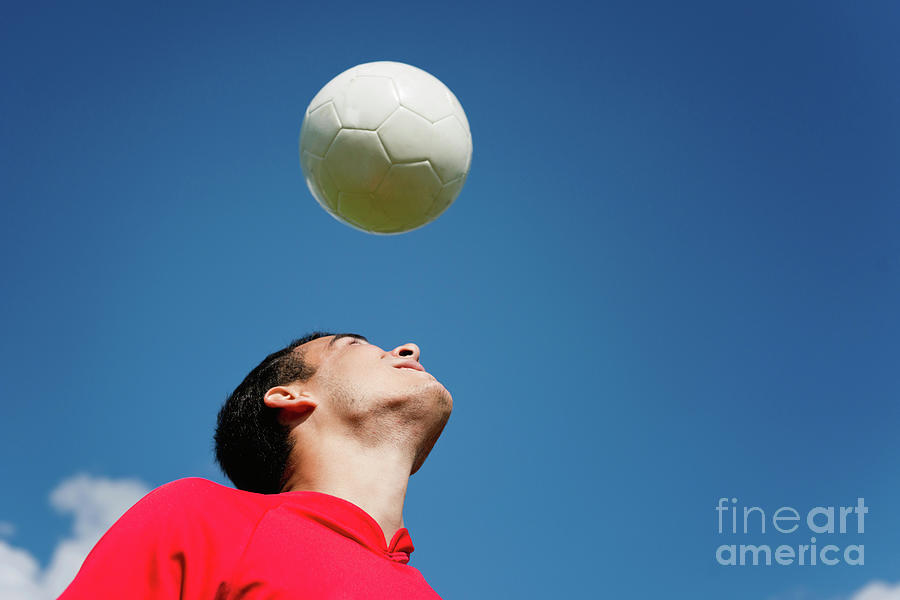 Soccer Player Photograph by Microgen Images/science Photo Library
