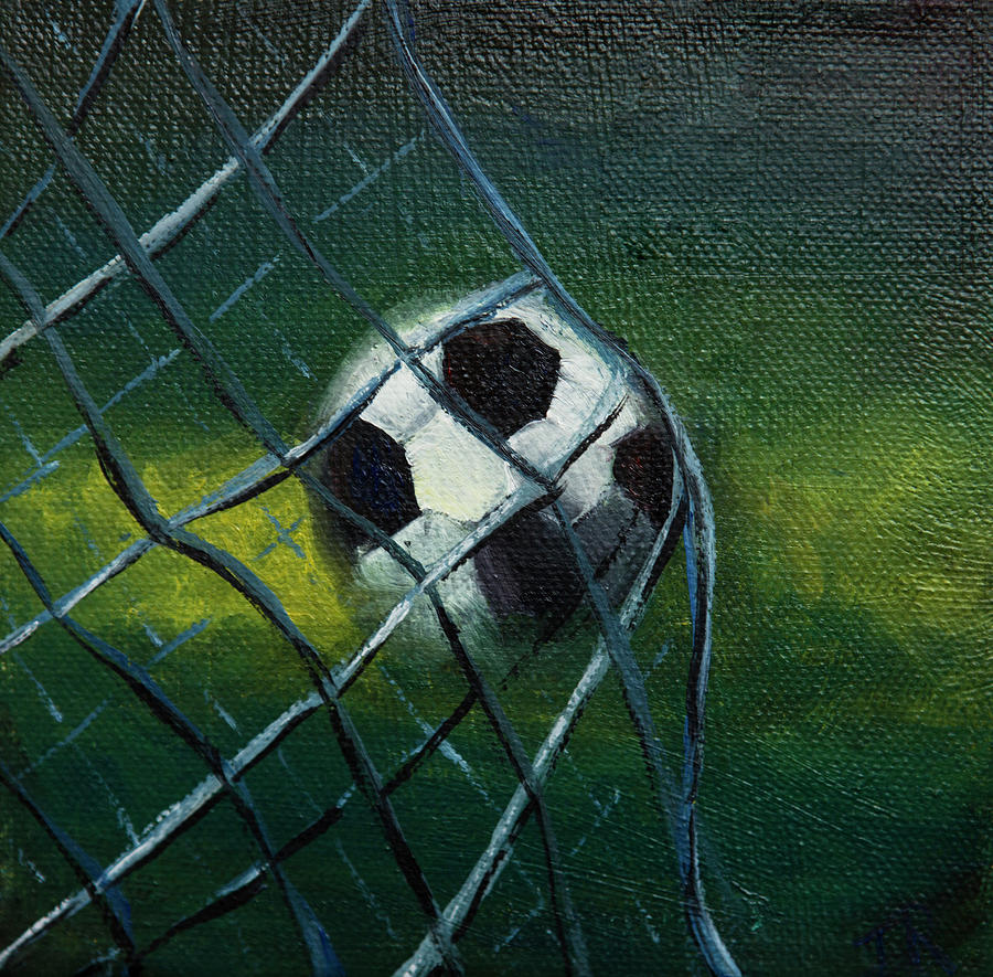 Soccer Photograph - Soccerball In Net 2 by Iris Richardson