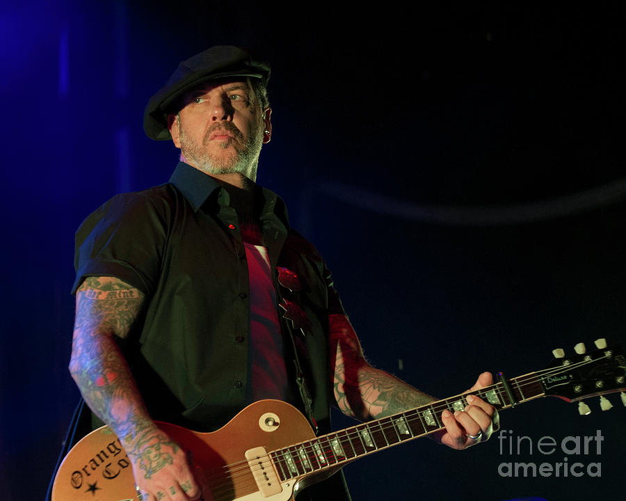 Social Distortion - Mike Ness 27 Aug 2019 Photograph by Jeff Ross