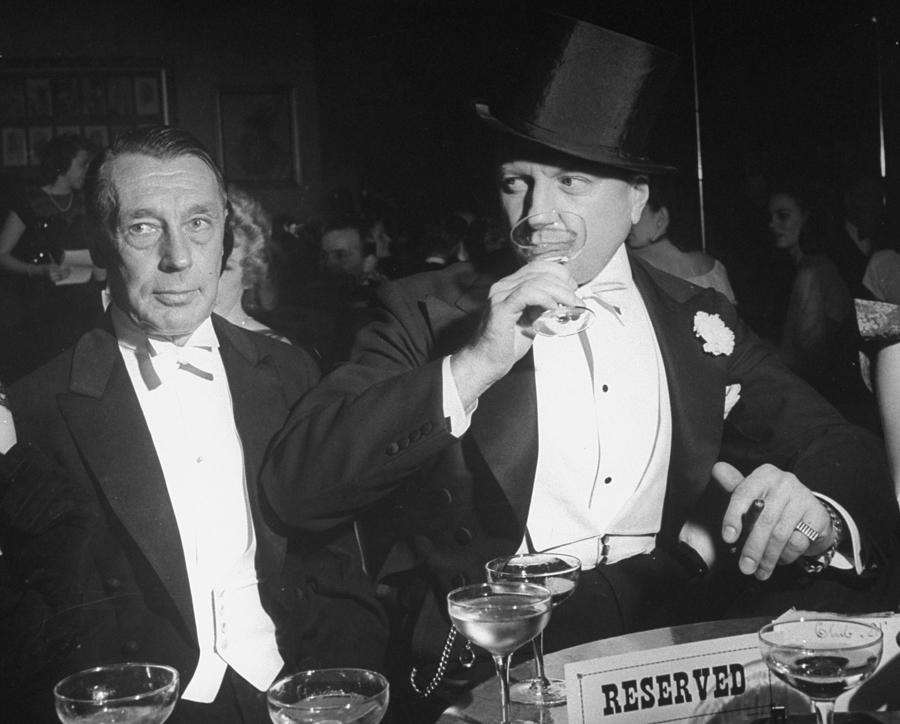 Socialite Lucius Beebe R Drinking Photograph by Alfred Eisenstaedt Socialite Lucius Beebe R Drinking Photograph by Alfred Eisenstaedt
