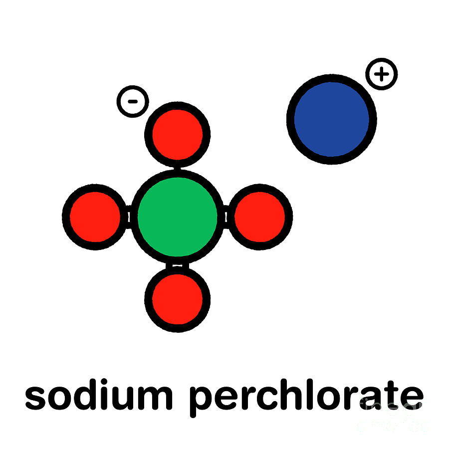 Sodium Perchlorate Chemical Structure Photograph by Molekuul/science ...