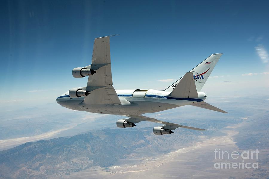 Sofia Airborne Observatory In Flight Photograph by Nasa/detlev Van Ravenswaay/science Photo Library