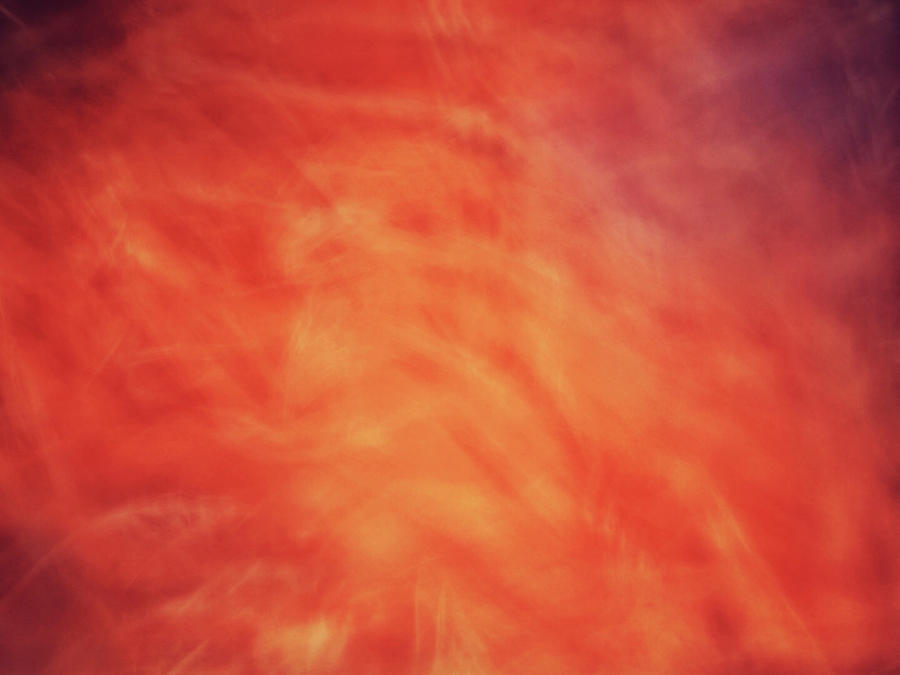 Soft artistic fire like background of red, orange and yellow swirls Photograph by Teri Virbickis
