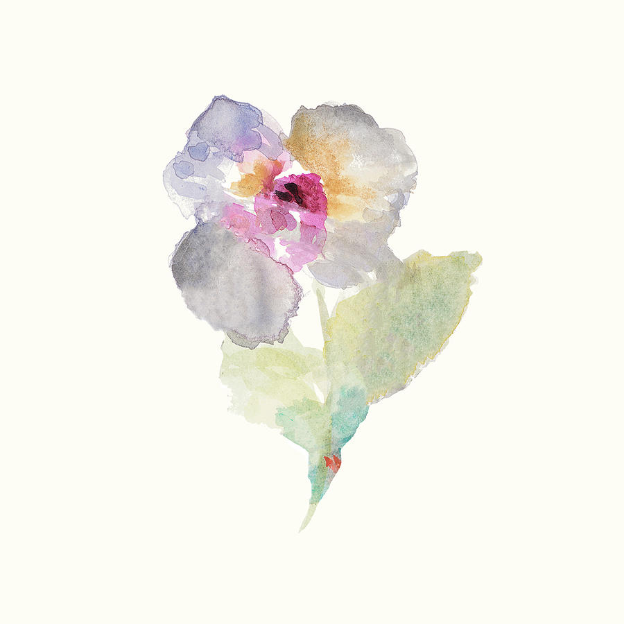 Flowers Still Life Painting - Soft Bloom I by Lanie Loreth