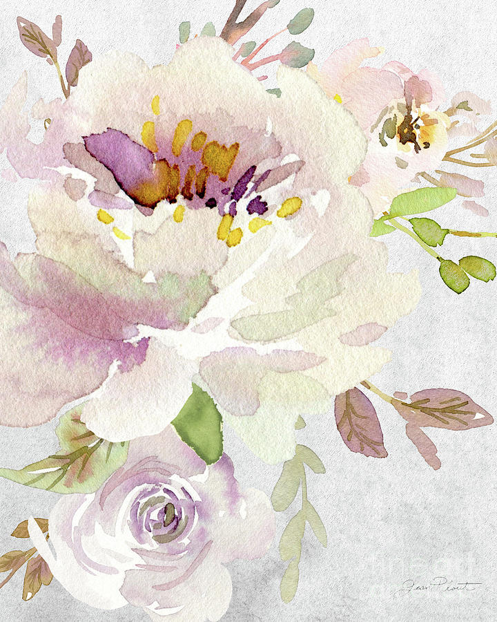Soft Blossoms A Painting by Jean Plout