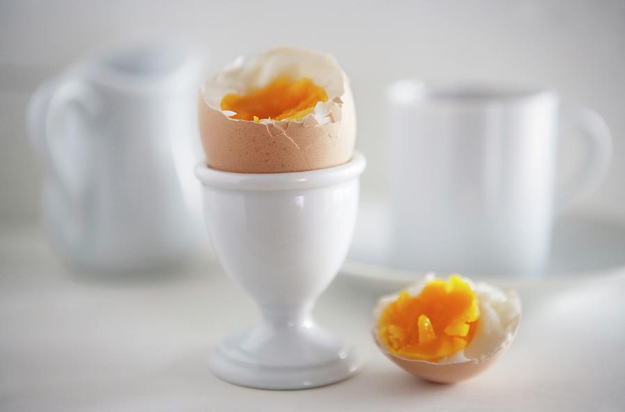 Soft Boiled Egg In An Egg Cup Photograph by Stowell, Roger