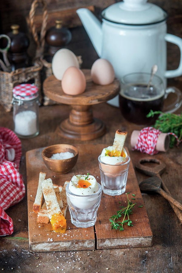 Soft Boiled Eggs Photograph by Irina Meliukh