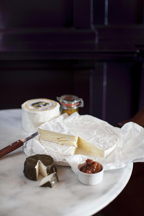 Soft Cheese And Chutney Photograph by Helen Cathcart