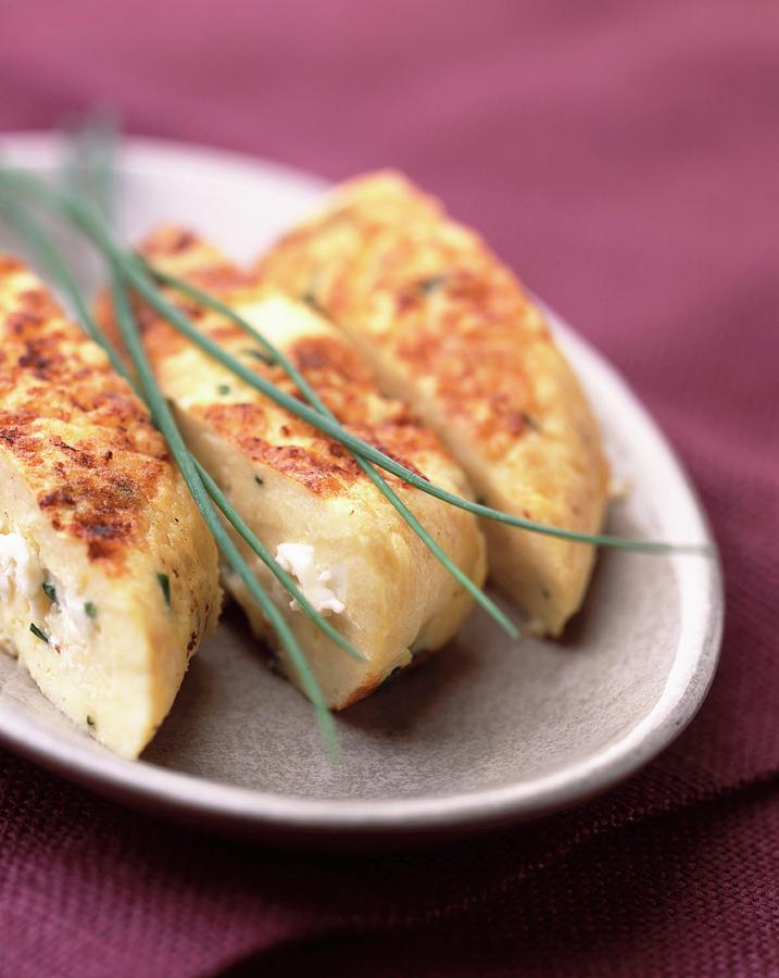 Soft Cheese Omelette Photograph by Bilic