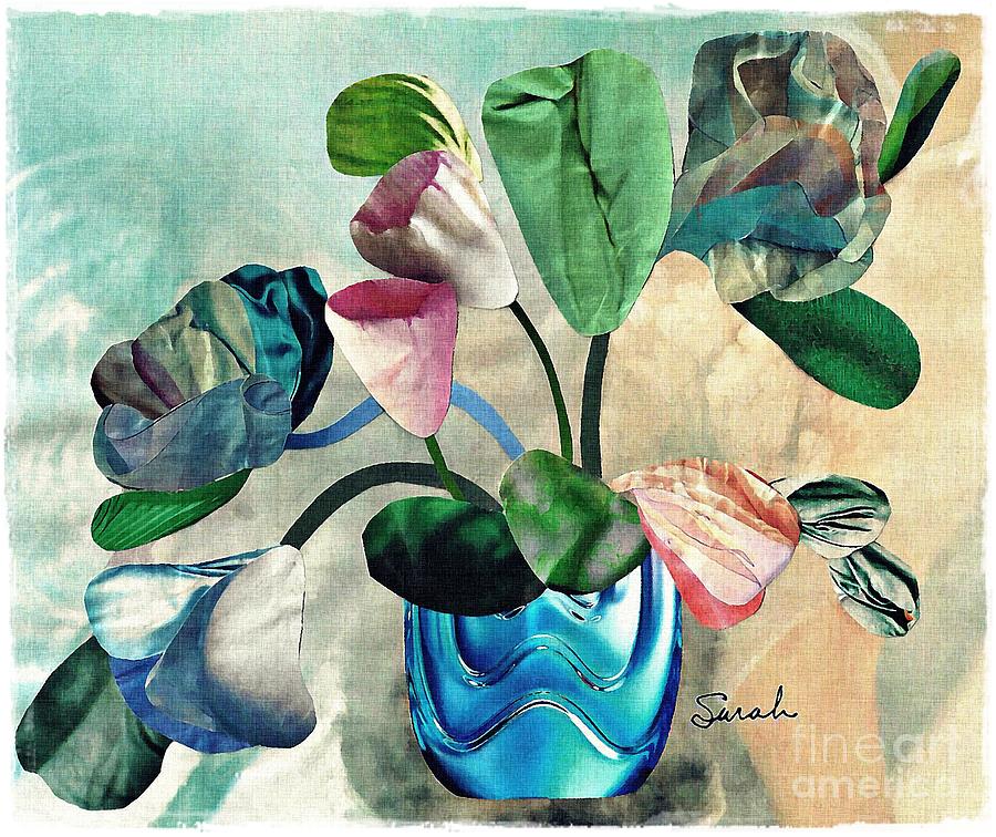 Flower Mixed Media - Soft Colors 2 by Sarah Loft