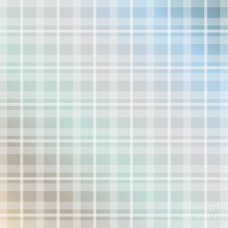 Soft Earth Tone Gridlines Contemporary Plaid Pattern Digital Art By Shawlin