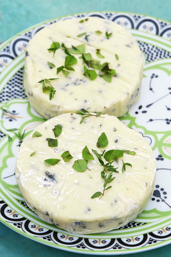 Soft Herb Cheese For Grilling Photograph by Petr Gross