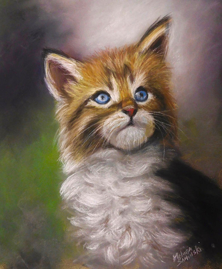 Soft Kitty Pastel by Melinda Saminski