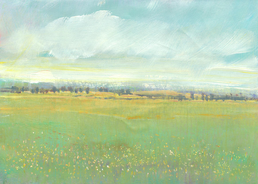 Soft Meadow Light II Painting by Tim Otoole