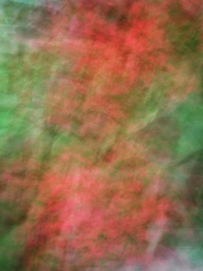 Soft pastel abstract shapes background with oranges and greens Photograph by Teri Virbickis