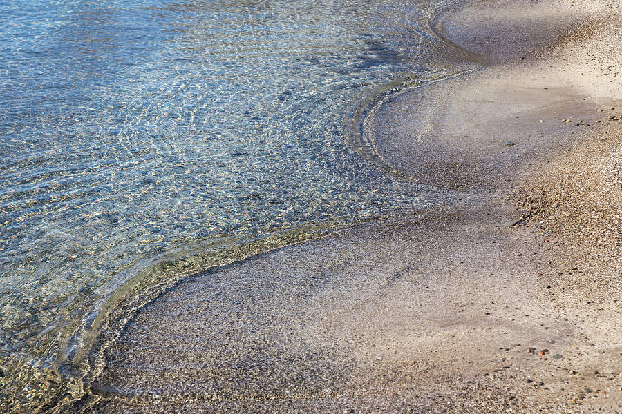 Soft Patterns and Colors on the Beach - Take Three Photograph by Georgia Mizuleva