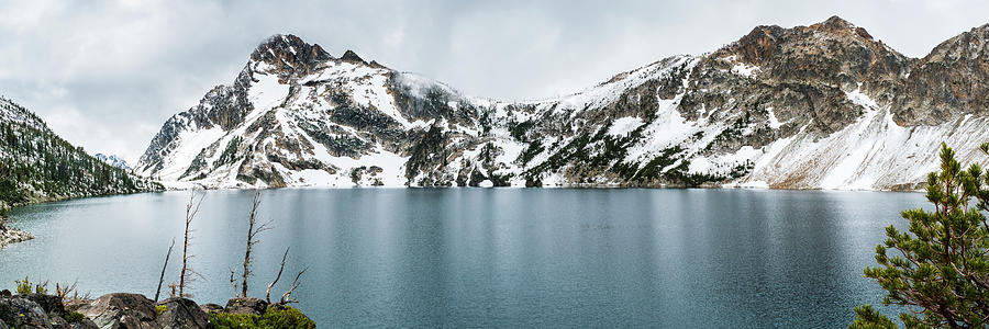 Mountain Photograph - Soft Reflection On Sawtooth Lake by Brenda Petrella Photography Llc