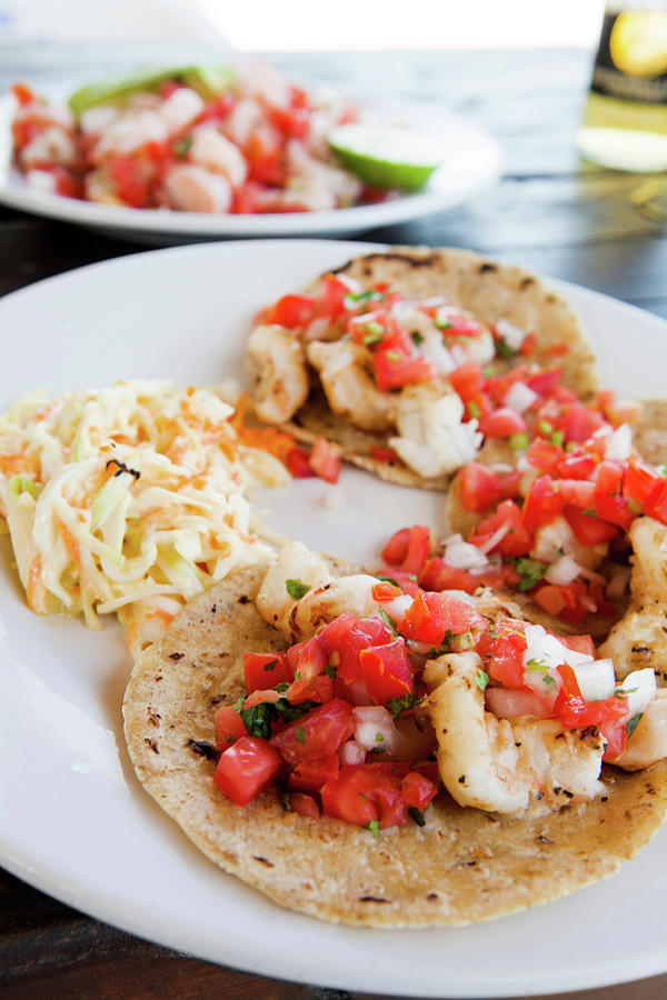 Soft Shell Tacos With Shrimp Digital Art by Christopher Villano - Pixels