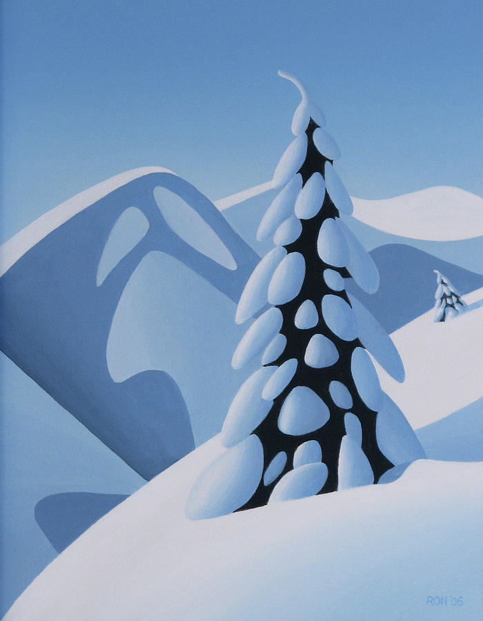 Soft Slope Painting by Ron Parker