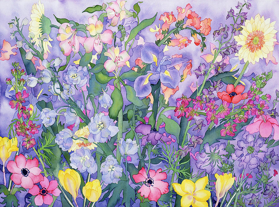 Flower Painting - Soft Spring by Carissa Luminess