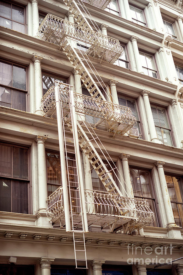 Soho Architecture in New York City Photograph by John Rizzuto