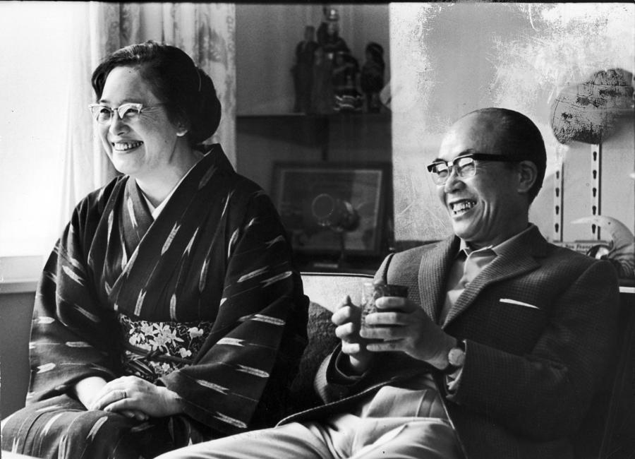 Soichiro Honda And Wife Photograph by Takeyoshi Tanuma