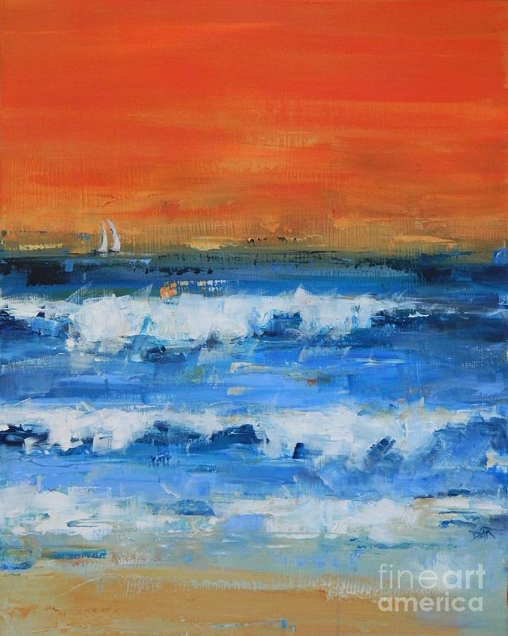 Solace by the Sea 1 Painting by Dan Campbell
