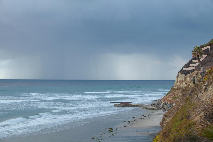 Solana Beach Rain Clouds Photograph by Catherine Walters