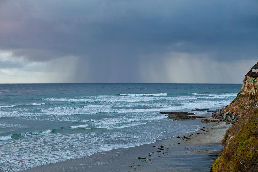 Solana Beach Storm Clouds Photograph by Catherine Walters