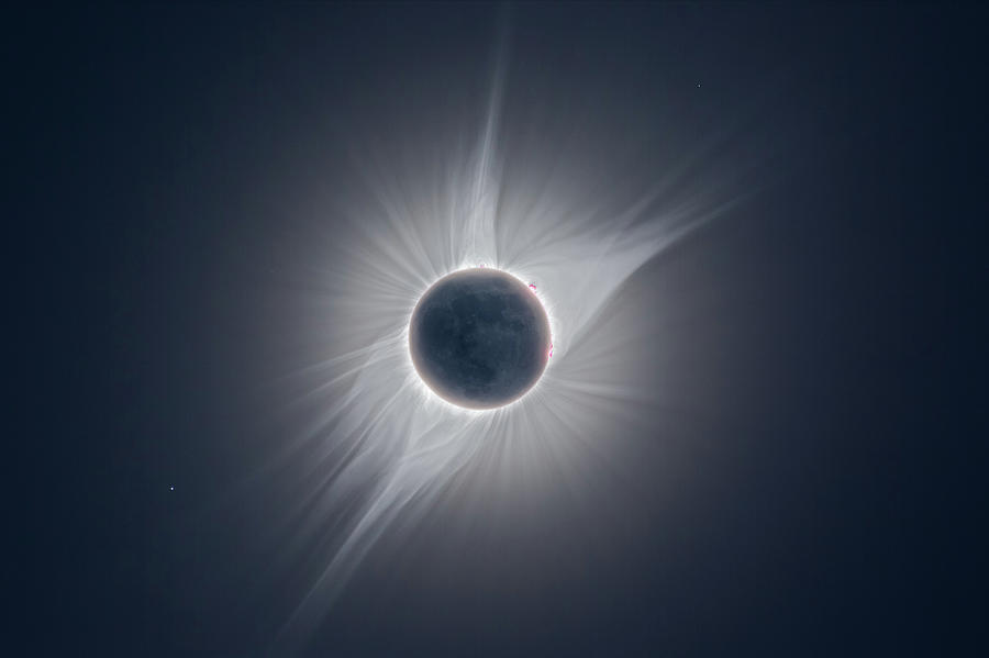 Solar corona during the eclipse of August 21 2017 Photograph by Alexandru Conu