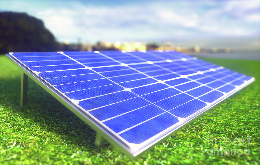 Solar Panel Photograph - Solar Farm by Ktsdesign/science Photo Library Solar Panel Photograph - Solar Farm by Ktsdesign/science Photo Library
