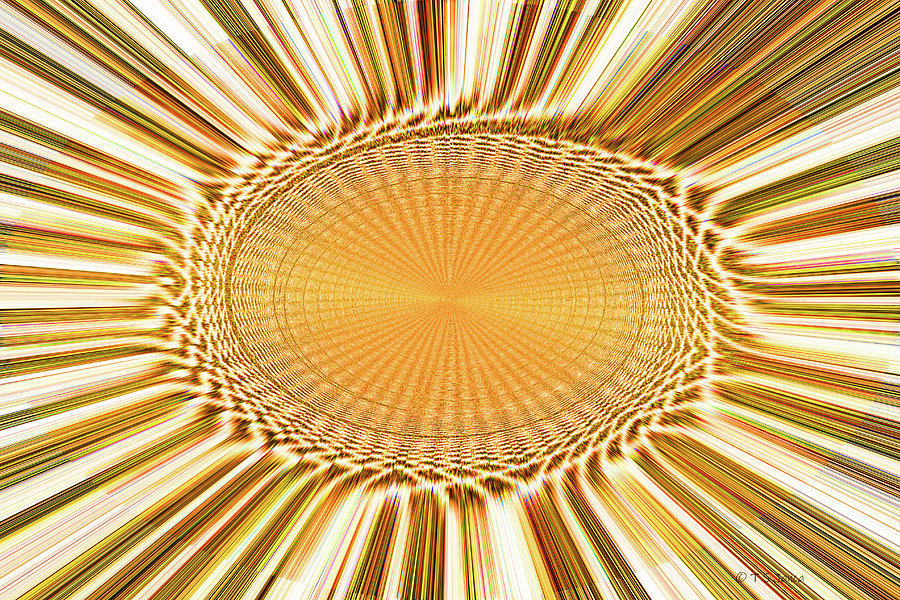 Solar Power Abstract Digital Art by Tom Janca