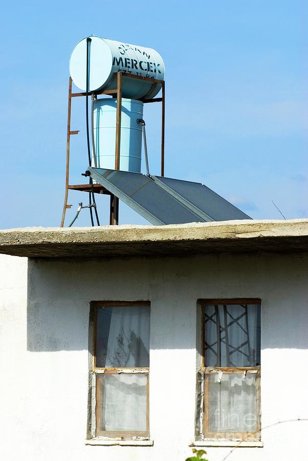 Solar Water Heating In Turkey Photograph by Mark Williamson/science Photo Library