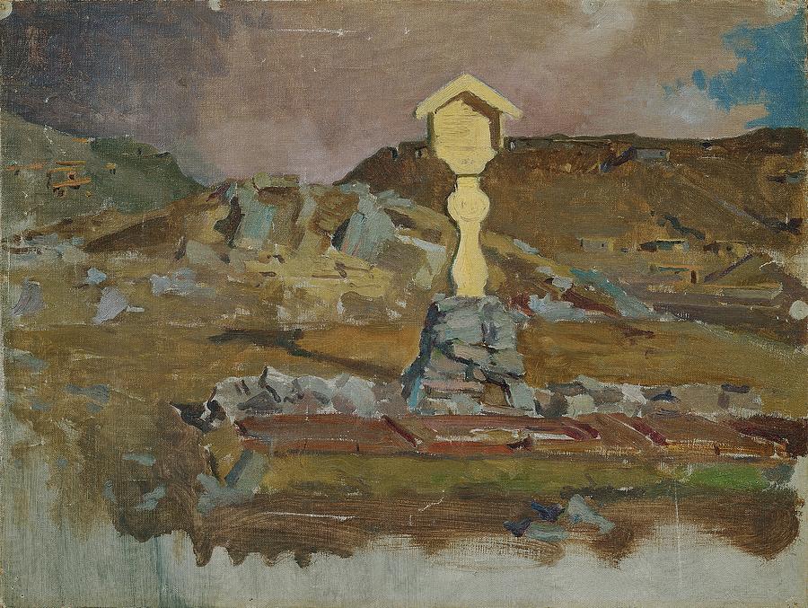 Mountain Painting - Soldatengrab by John Quincy Adams