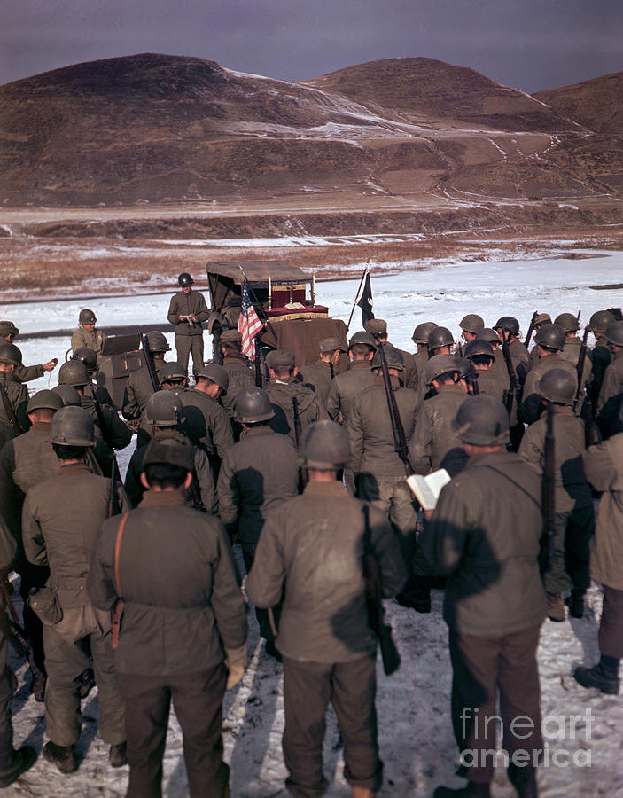 Soldiers Attending Thanksgiving Service Photograph by Bettmann