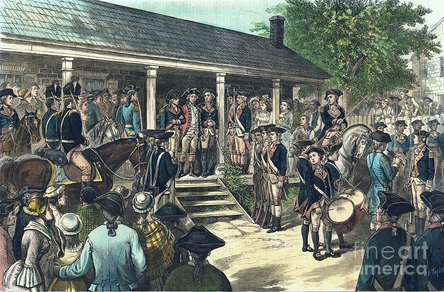 Soldiers Exiting Tavern With Traitor Photograph by Bettmann