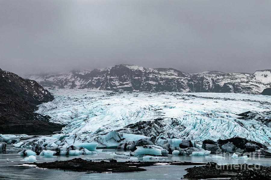 Solheimajokull Glacier - Iceland Photograph