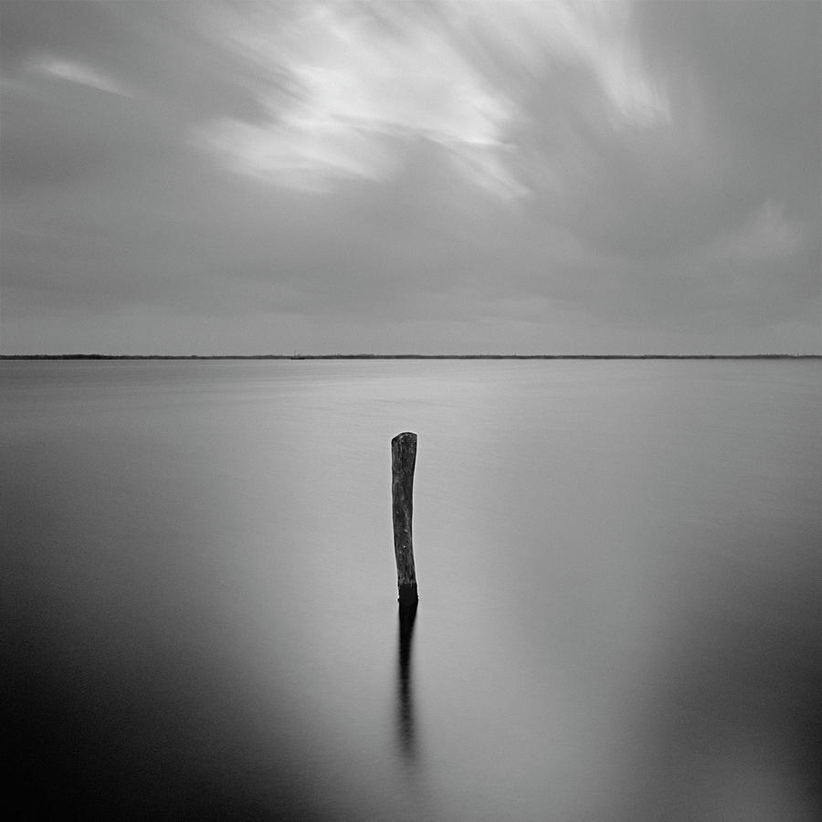 Black And White Photograph - Solitude by Moises Levy