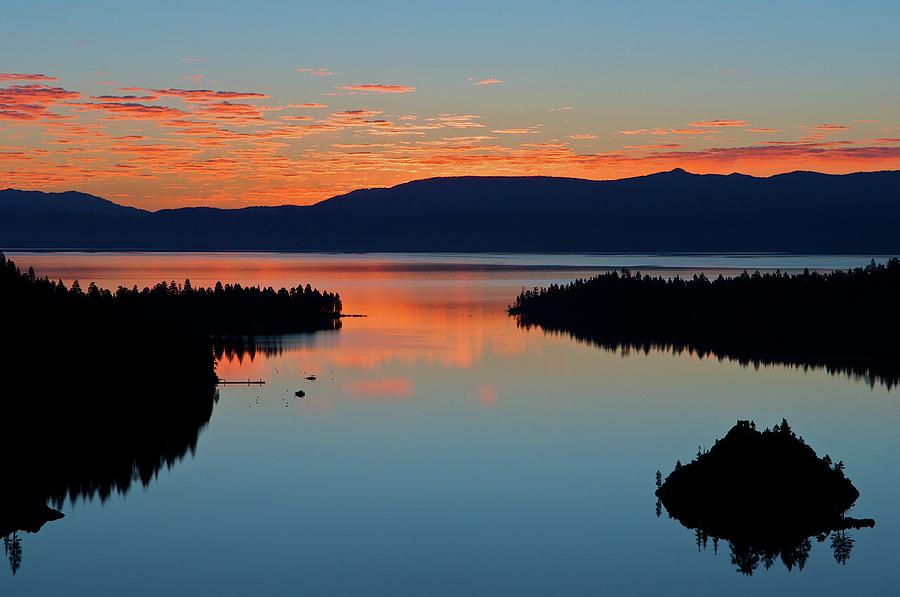Solstice Sunrise, Emerald Bay, Lake Photograph by Stevedunleavy.com