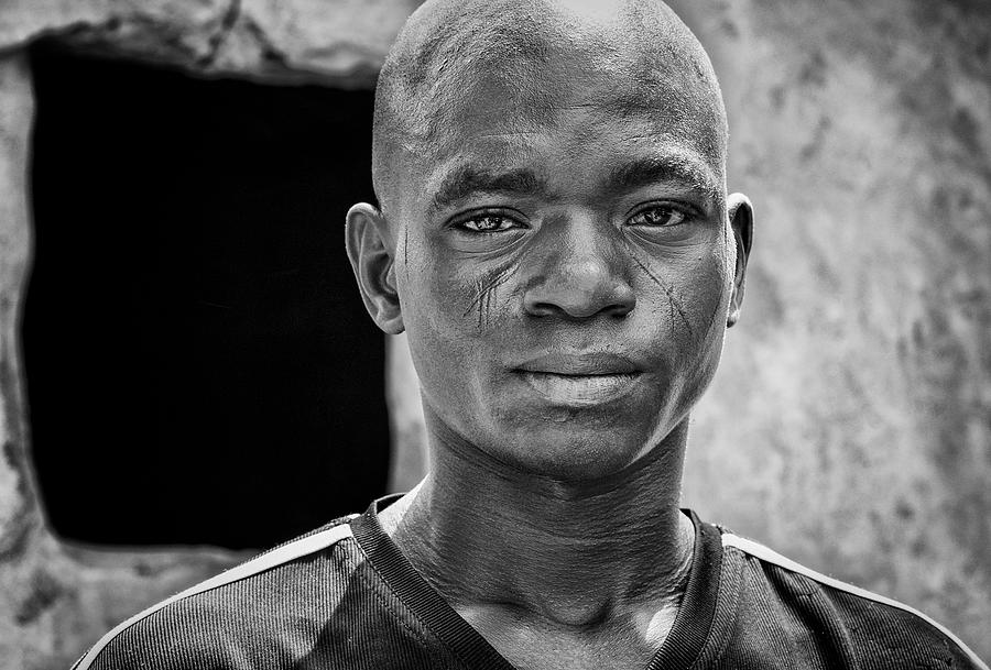 Somba Tribe Man - Benin Photograph by Joxe Inazio Kuesta Garmendia