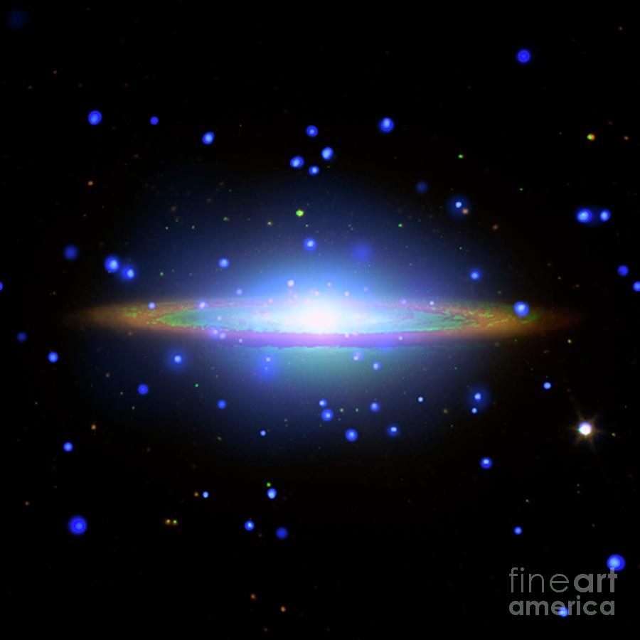 Sombrero Galaxy Photograph by Nasa/cxc/stsci/jpl-caltech/science Photo Library