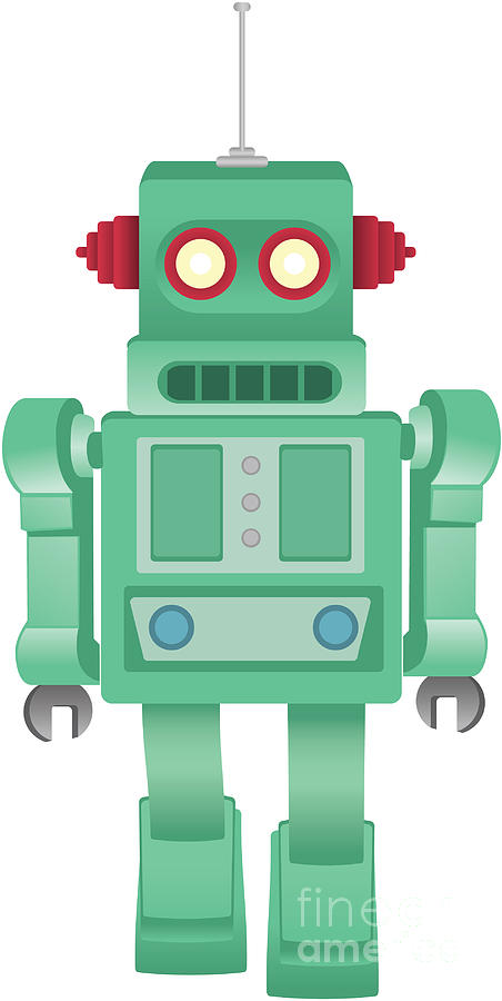 Antenna Digital Art - Some Kind Of Robot by Angiers Antenna Digital Art - Some Kind Of Robot by Angiers