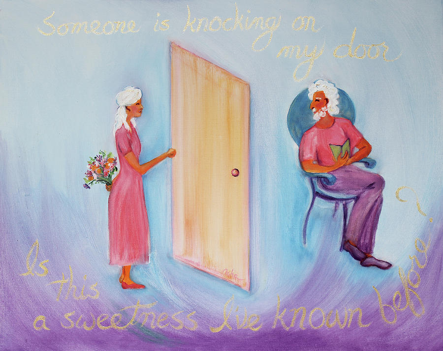 Someone is Knocking on My Door Painting by Asha Carolyn Young