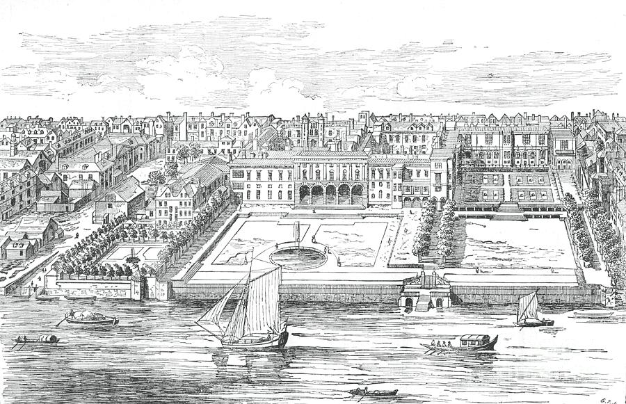 Somerset House Drawing by Print Collector