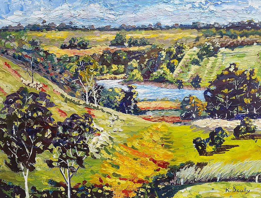 Somewhere Along The Hume Highway Painting