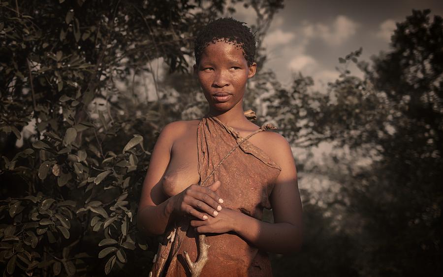 Bushmen Photograph - Somewhere In The Bush by Pavol Stranak