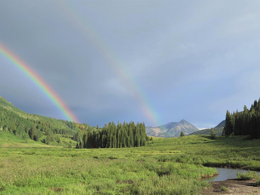 Mountain Photograph - Somewhere Over the Rainbow by Lori J Welch Mountain Photograph - Somewhere Over the Rainbow by Lori J Welch