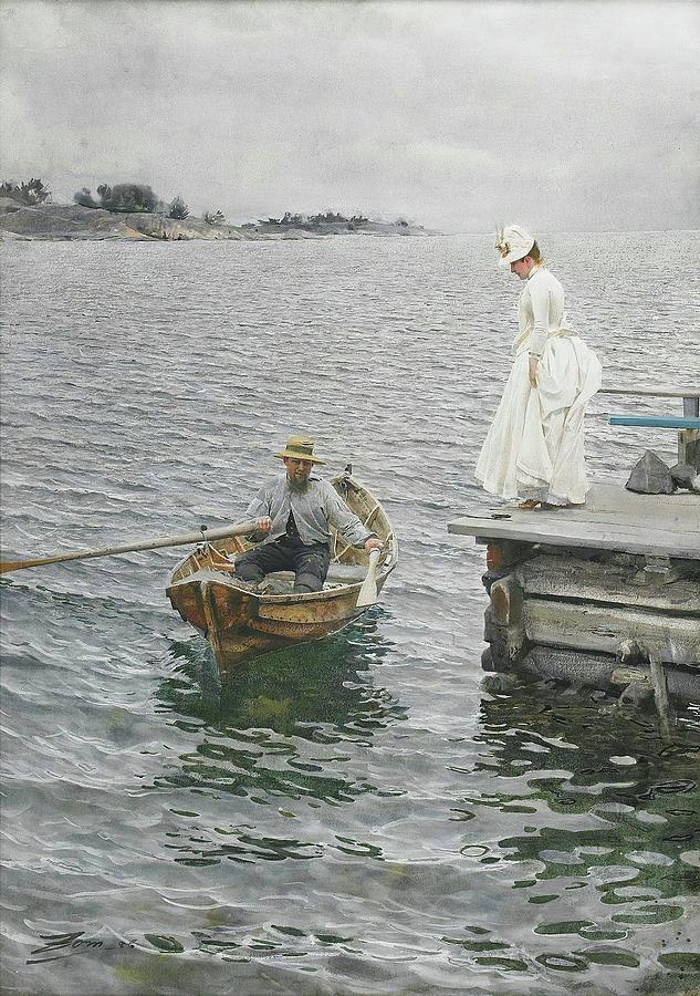 Nature Painting - Sommarnoje by Anders Zorn