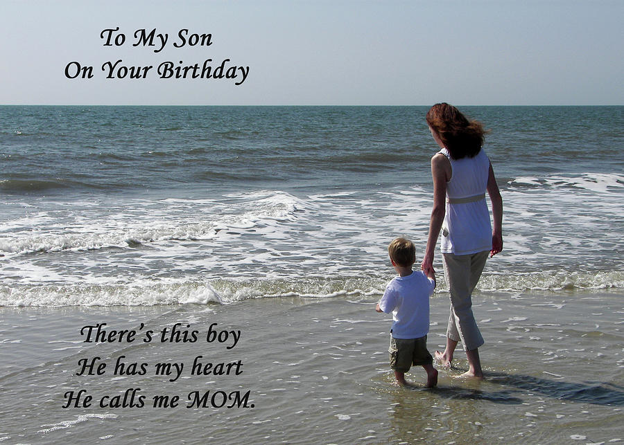 Son Birthday Card Photograph by Jerry Griffin