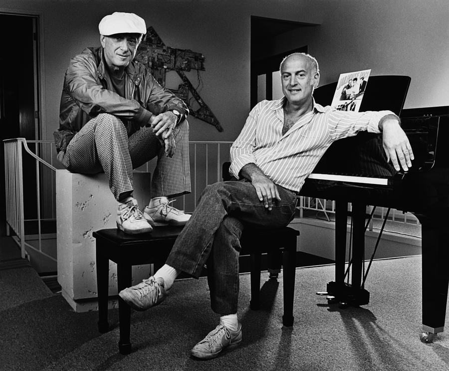 Songwriters Jerry Leiber & Mike Stoller Photograph by George Rose